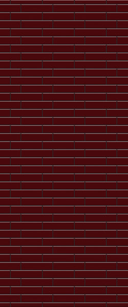 Red Brick Slip Tile Acrylic Shower Wall Panel 2440mm x 1220mm ( 3mm Thick) - CladdTech