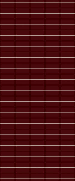 Red Horizontal Block Tile Acrylic Shower Panel 2440mm x 1220mm ( 3mm Thick) - CladdTech