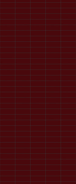 Red Horizontal Block Tile Acrylic Shower Panel 2440mm x 1220mm ( 3mm Thick) - CladdTech