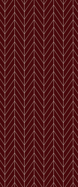 Red Chevron Tile Acrylic Shower Wall Panel 2440mm x 1220mm ( 3mm Thick) - CladdTech