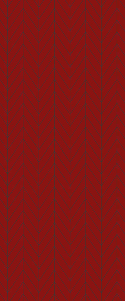 Red Chevron Tile Acrylic Shower Wall Panel 2440mm x 1220mm ( 3mm Thick) - CladdTech