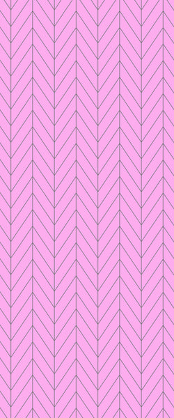 Pink Chevron Tile Acrylic Shower Wall Panel 2440mm x 1220mm ( 3mm Thick) - CladdTech