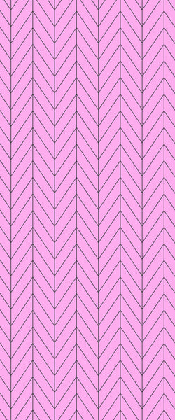 Pink Chevron Tile Acrylic Shower Wall Panel 2440mm x 1220mm ( 3mm Thick) - CladdTech