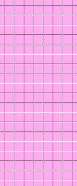 Pink Checkerboard Tile Acrylic Shower Wall Panel 2440mm x 1220mm ( 3mm Thick) - CladdTech