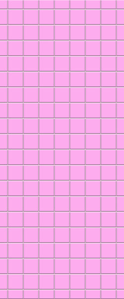 Pink Checkerboard Tile Acrylic Shower Wall Panel 2440mm x 1220mm ( 3mm Thick) - CladdTech
