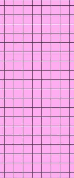 Pink Checkerboard Tile Acrylic Shower Wall Panel 2440mm x 1220mm ( 3mm Thick) - CladdTech