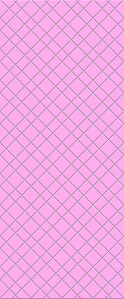 Pink Basket Weave Tile Acrylic Shower Panel 2440mm x 1220mm ( 3mm Thick) - CladdTech