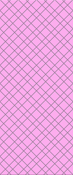 Pink Basket Weave Tile Acrylic Shower Panel 2440mm x 1220mm ( 3mm Thick) - CladdTech