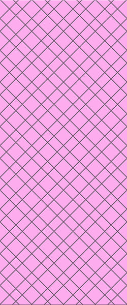 Pink Basket Weave Tile Acrylic Shower Panel 2440mm x 1220mm ( 3mm Thick) - CladdTech