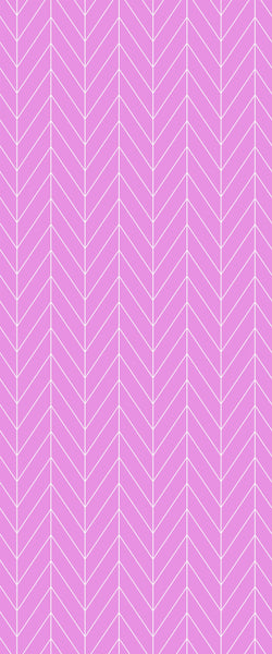 Pink Chevron Tile Acrylic Shower Wall Panel 2440mm x 1220mm ( 3mm Thick) - CladdTech