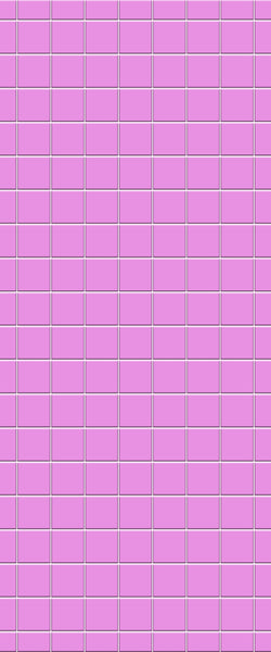 Pink Checkerboard Tile Acrylic Shower Wall Panel 2440mm x 1220mm ( 3mm Thick) - CladdTech