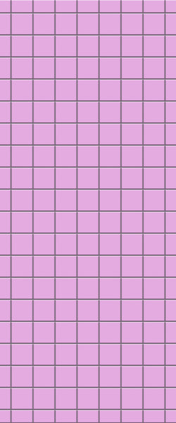 Pink Checkerboard Tile Acrylic Shower Wall Panel 2440mm x 1220mm ( 3mm Thick) - CladdTech
