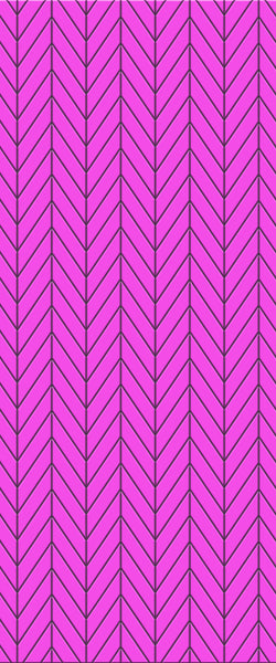 Pink Chevron Tile Acrylic Shower Wall Panel 2440mm x 1220mm ( 3mm Thick) - CladdTech