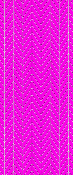 Pink Chevron Tile Acrylic Shower Wall Panel 2440mm x 1220mm ( 3mm Thick) - CladdTech