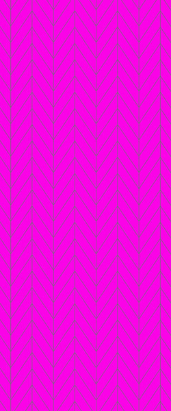 Pink Chevron Tile Acrylic Shower Wall Panel 2440mm x 1220mm ( 3mm Thick) - CladdTech