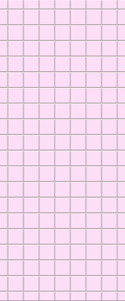 Pink Checkerboard Tile Acrylic Shower Wall Panel 2440mm x 1220mm ( 3mm Thick) - CladdTech
