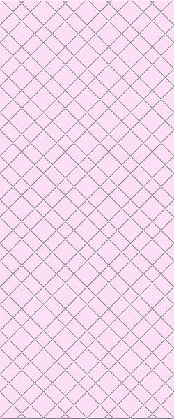 Pink Basket Weave Tile Acrylic Shower Panel 2440mm x 1220mm ( 3mm Thick) - CladdTech