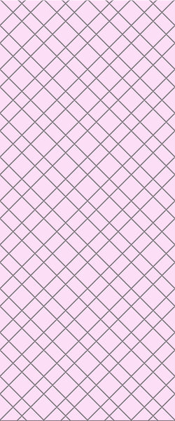 Pink Basket Weave Tile Acrylic Shower Panel 2440mm x 1220mm ( 3mm Thick) - CladdTech