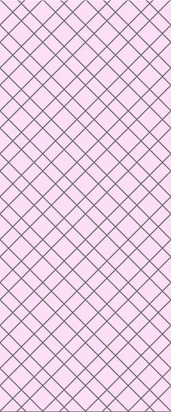 Pink Basket Weave Tile Acrylic Shower Panel 2440mm x 1220mm ( 3mm Thick) - CladdTech