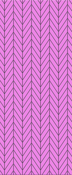 Pink Chevron Tile Acrylic Shower Wall Panel 2440mm x 1220mm ( 3mm Thick) - CladdTech