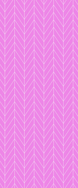 Pink Chevron Tile Acrylic Shower Wall Panel 2440mm x 1220mm ( 3mm Thick) - CladdTech