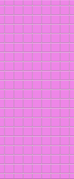 Pink Checkerboard Tile Acrylic Shower Wall Panel 2440mm x 1220mm ( 3mm Thick) - CladdTech