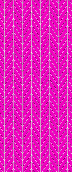 Pink Chevron Tile Acrylic Shower Wall Panel 2440mm x 1220mm ( 3mm Thick) - CladdTech