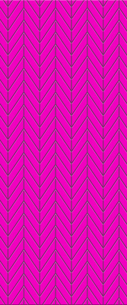 Pink Chevron Tile Acrylic Shower Wall Panel 2440mm x 1220mm ( 3mm Thick) - CladdTech