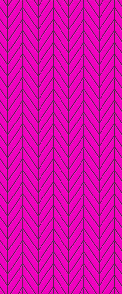 Pink Chevron Tile Acrylic Shower Wall Panel 2440mm x 1220mm ( 3mm Thick) - CladdTech