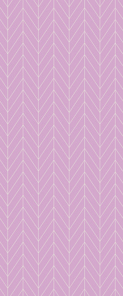 Pink Chevron Tile Acrylic Shower Wall Panel 2440mm x 1220mm ( 3mm Thick) - CladdTech