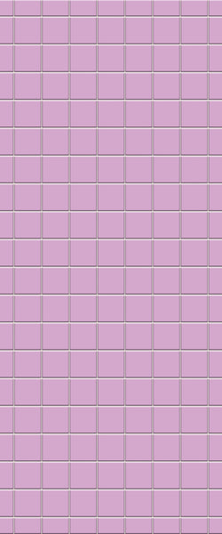 Pink Checkerboard Tile Acrylic Shower Wall Panel 2440mm x 1220mm ( 3mm Thick) - CladdTech