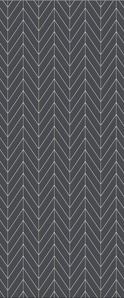 Grey Chevron Acrylic Shower Wall Panel 2440mm x 1220mm (3mm Thick) - CladdTech