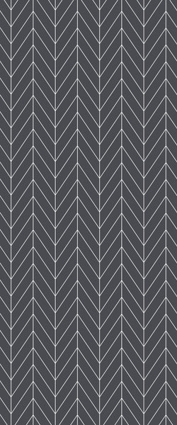 Grey Chevron Acrylic Shower Wall Panel 2440mm x 1220mm (3mm Thick) - CladdTech