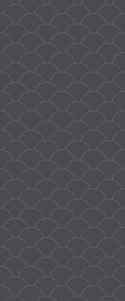 Grey Fishscales Acrylic Shower Wall Panel 2440mm x 1220mm (3mm Thick) - CladdTech