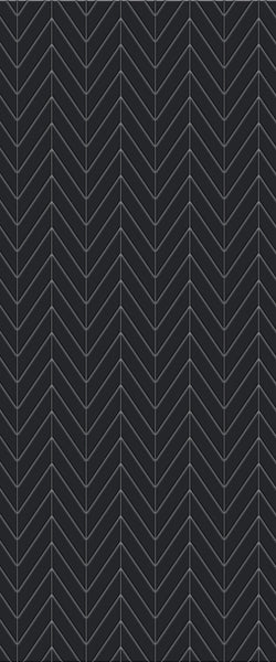 Grey Chevron Acrylic Shower Wall Panel 2440mm x 1220mm (3mm Thick) - CladdTech