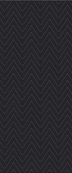 Grey Chevron Acrylic Shower Wall Panel 2440mm x 1220mm (3mm Thick) - CladdTech