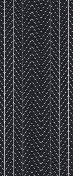 Grey Chevron Acrylic Shower Wall Panel 2440mm x 1220mm (3mm Thick) - CladdTech