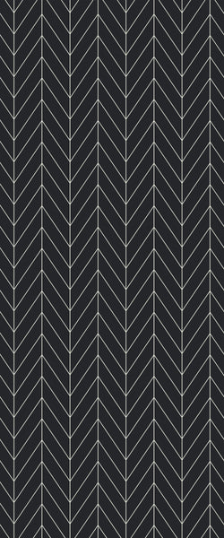 Grey Chevron Acrylic Shower Wall Panel 2440mm x 1220mm (3mm Thick) - CladdTech