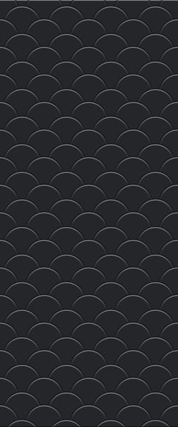 Grey Fishscales Acrylic Shower Wall Panel 2440mm x 1220mm (3mm Thick) - CladdTech