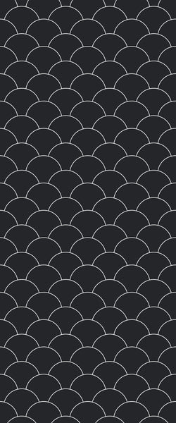 Grey Fishscales Acrylic Shower Wall Panel 2440mm x 1220mm (3mm Thick) - CladdTech