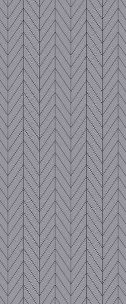 Grey Chevron Acrylic Shower Wall Panel 2440mm x 1220mm (3mm Thick) - CladdTech