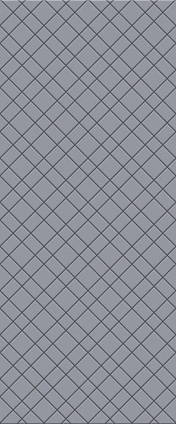 Grey Basket Weave Acrylic Shower Wall Panel 2440mm x 1220mm (3mm Thick) - CladdTech