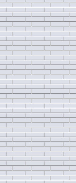 Grey Brickslips Acrylic Shower Wall Panel 2440mm x 1220mm (3mm Thick) - CladdTech