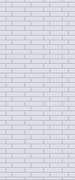 Grey Brickslips Acrylic Shower Wall Panel 2440mm x 1220mm (3mm Thick)