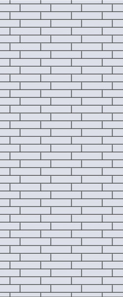 Grey Brickslips Acrylic Shower Wall Panel 2440mm x 1220mm (3mm Thick) - CladdTech