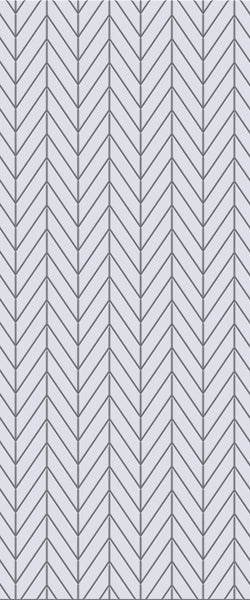 Grey Chevron Acrylic Shower Wall Panel 2440mm x 1220mm (3mm Thick) - CladdTech