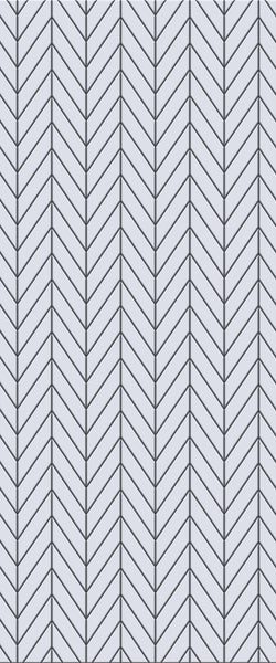 Grey Chevron Acrylic Shower Wall Panel 2440mm x 1220mm (3mm Thick) - CladdTech