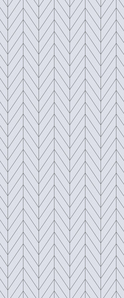 Grey Chevron Acrylic Shower Wall Panel 2440mm x 1220mm (3mm Thick) - CladdTech