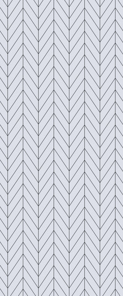 Grey Chevron Acrylic Shower Wall Panel 2440mm x 1220mm (3mm Thick) - CladdTech