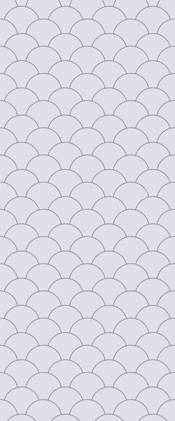 Grey Fishscales Acrylic Shower Wall Panel 2440mm x 1220mm (3mm Thick) - CladdTech